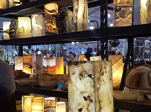 lamps from stone