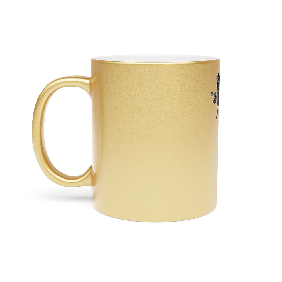 Thumbnail: Growing Pains Metallic Mug (Silver / Gold)
