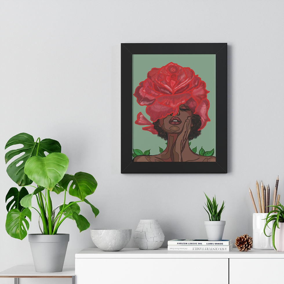 Thumbnail: Framed “Rooted” Poster