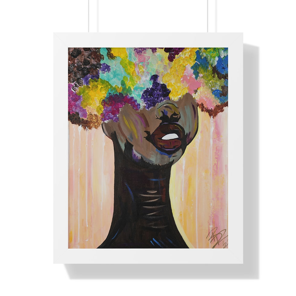 Thumbnail: Framed "Exhaling" Poster