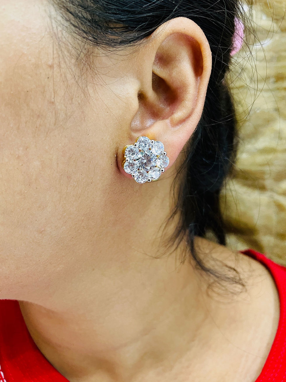 Thumbnail: Hoops and tops earrings various designs