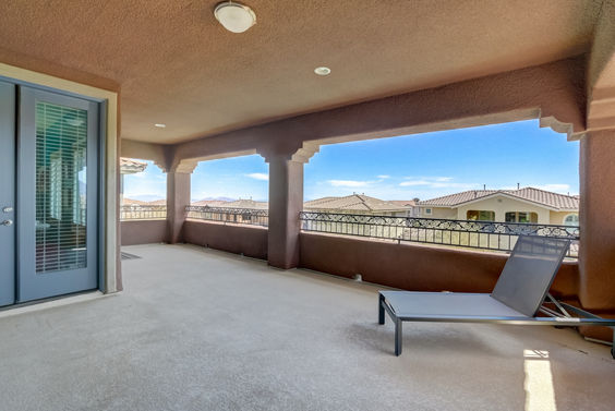 Large balcony