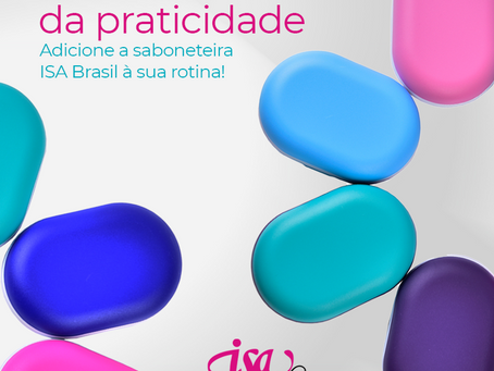 Viva o charme da praticidade Adicione a saboneteira ISA Brasil à sua rotina!