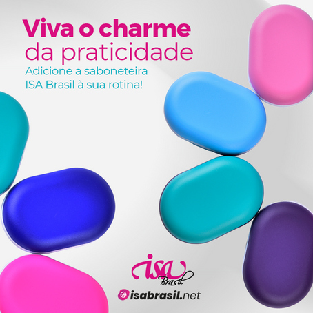 Viva o charme da praticidade Adicione a saboneteira ISA Brasil à sua rotina!