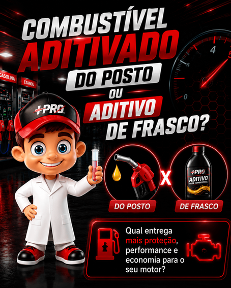 Combustível Aditivado do Posto ou Aditivo de Frasco?