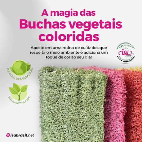 A magia das Buchas Vegetais Coloridas 