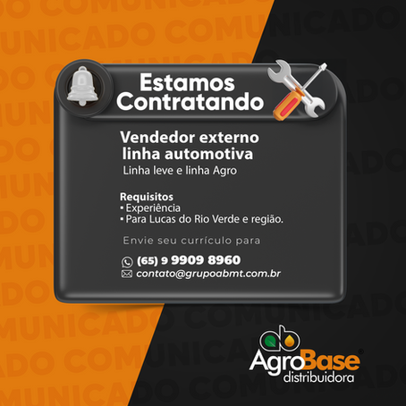 📢 Estamos Contratando!