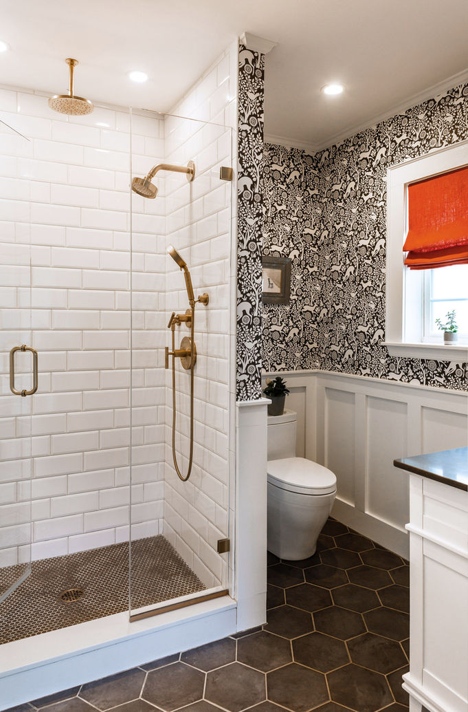 Shower Area Design | Megan Healy Concord, MA