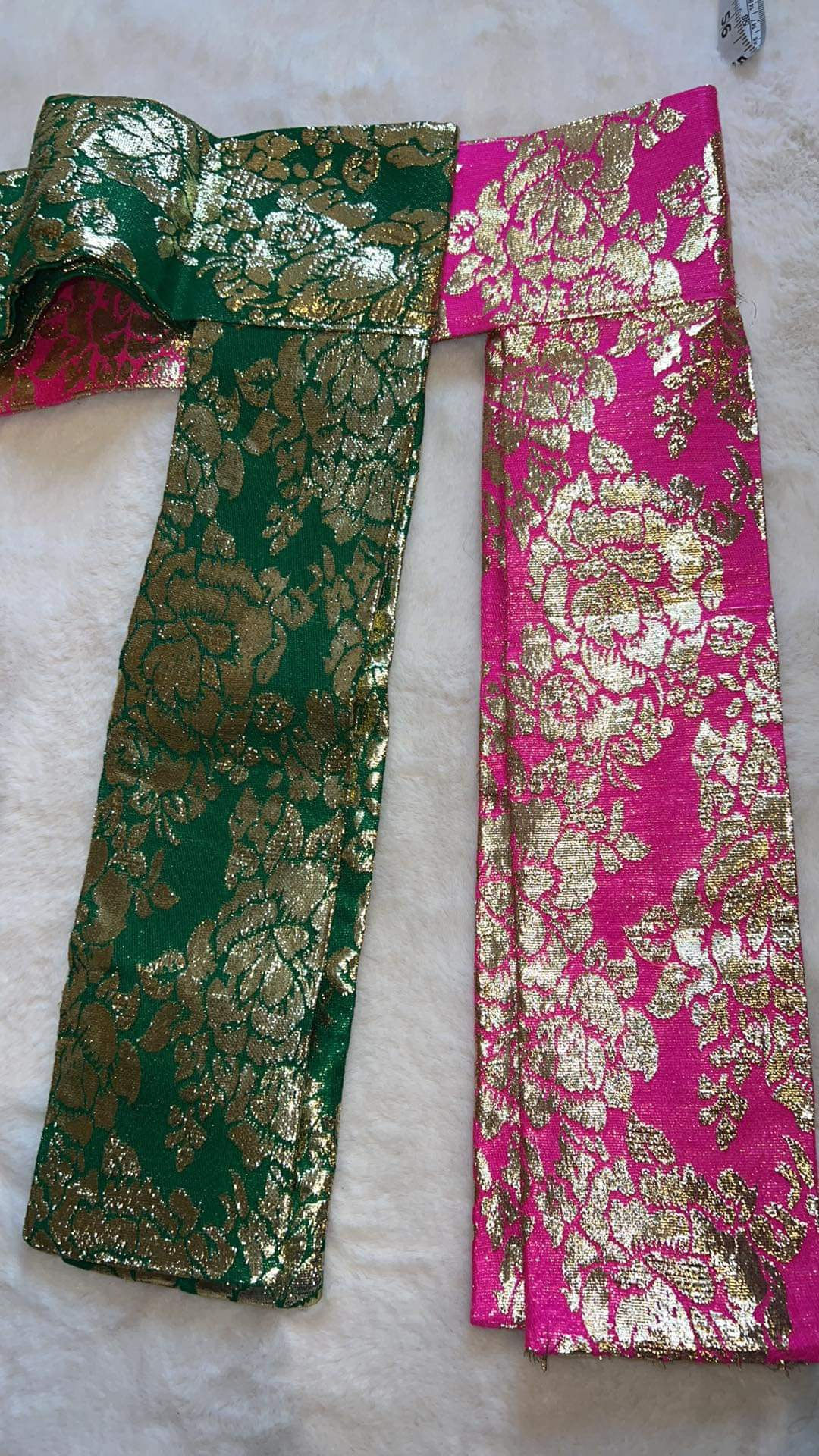 Hlab set pink n green long 47-48 inches. 