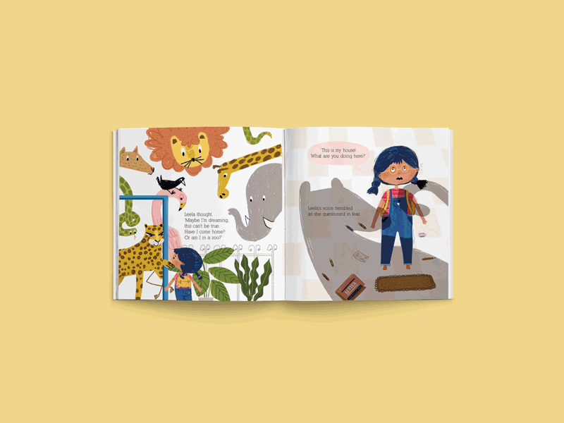 There's a Leopard in my House - Illustrated by Urvashi Dubey Published by Daffodil Lane Books Written by Daffodil Lane Books