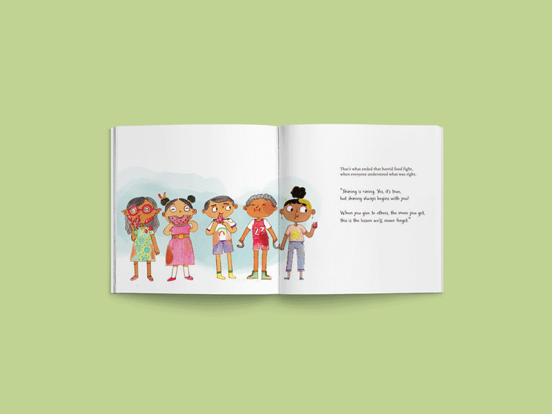 Food Fight Published by Daffodil Lane Books, Illustrated by Urvashi Dubey