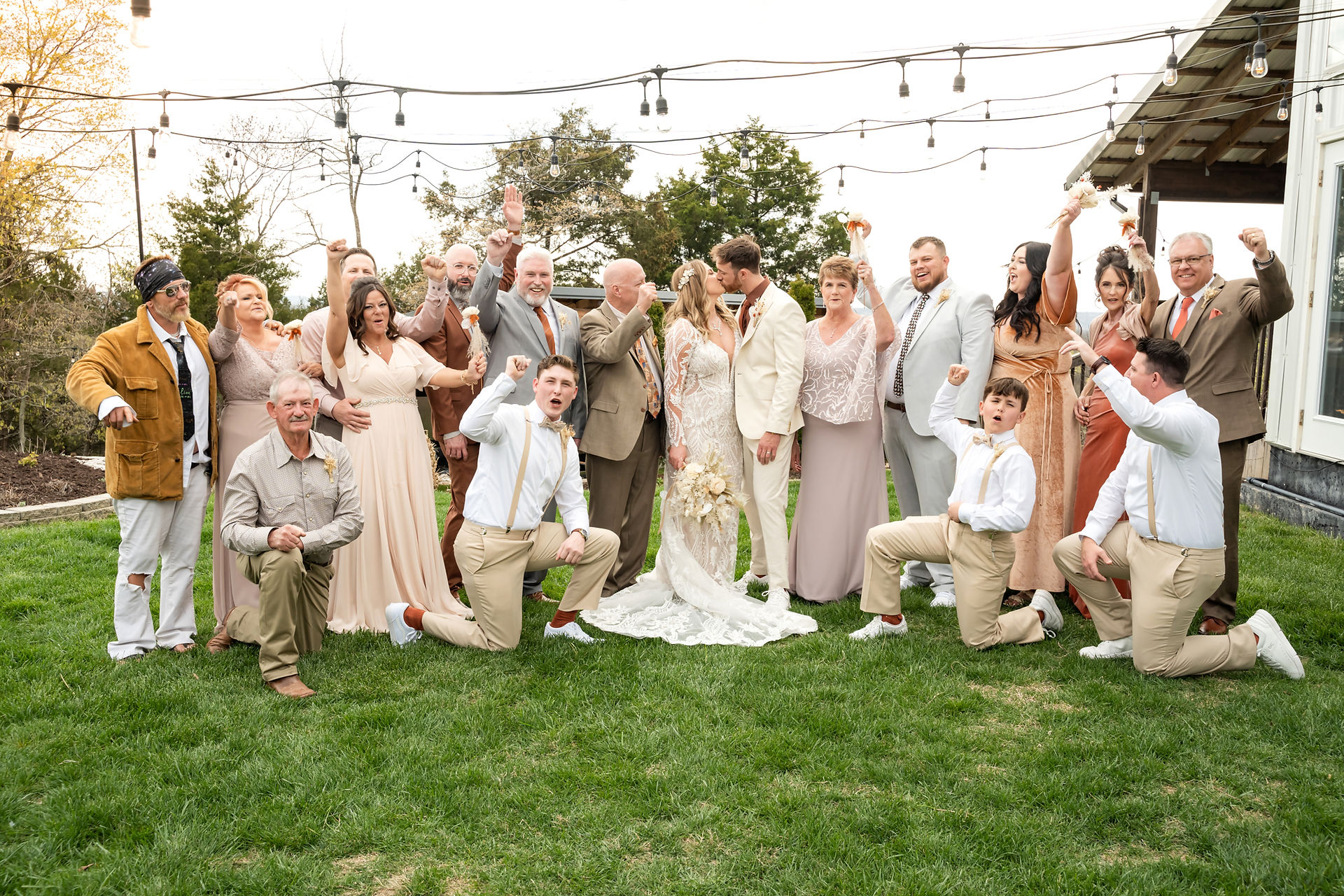 bohemian wedding photography in Branson