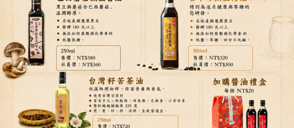 「共同購買」關西李記醬油
