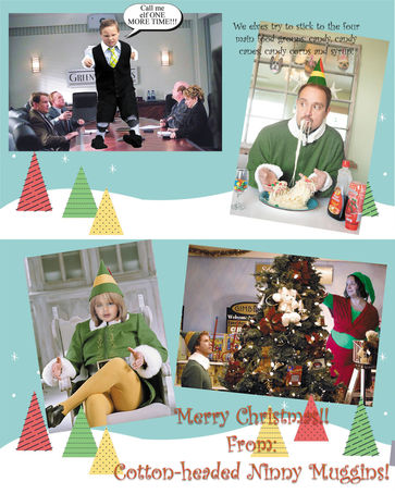 Elf inspired Christmas card

funny; humor; holiday card; photoshop; family christmas card; pop culture