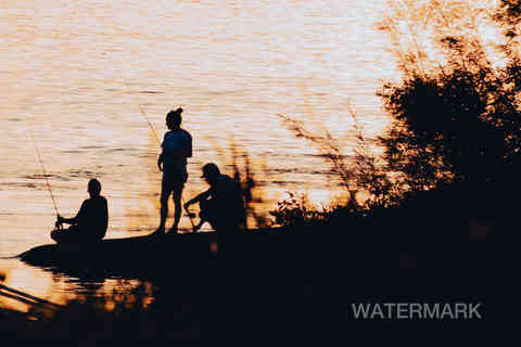 caseyville fourth of july 4th uc first freelance photography sunset ohio river yellow silh
