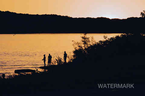 caseyville fourth of july 4th uc first freelance photography sunset ohio river yellow silh