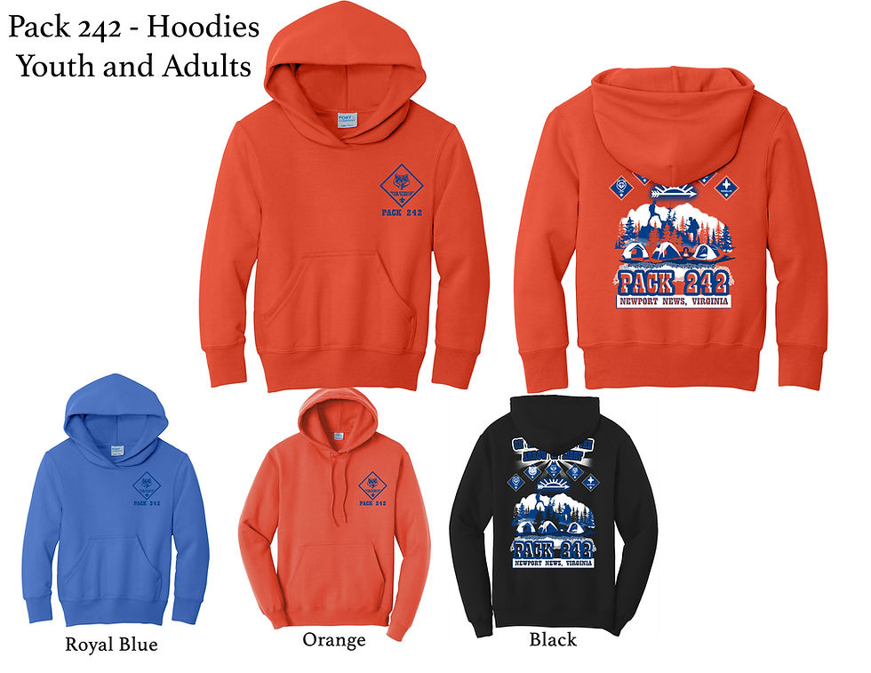 Pack 242 Hoodies