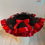 Thumbnail: Red and Black Ribbon Trimmed Tutu, Lady Bug Tutu, Birthday Outfit for Baby Toddl