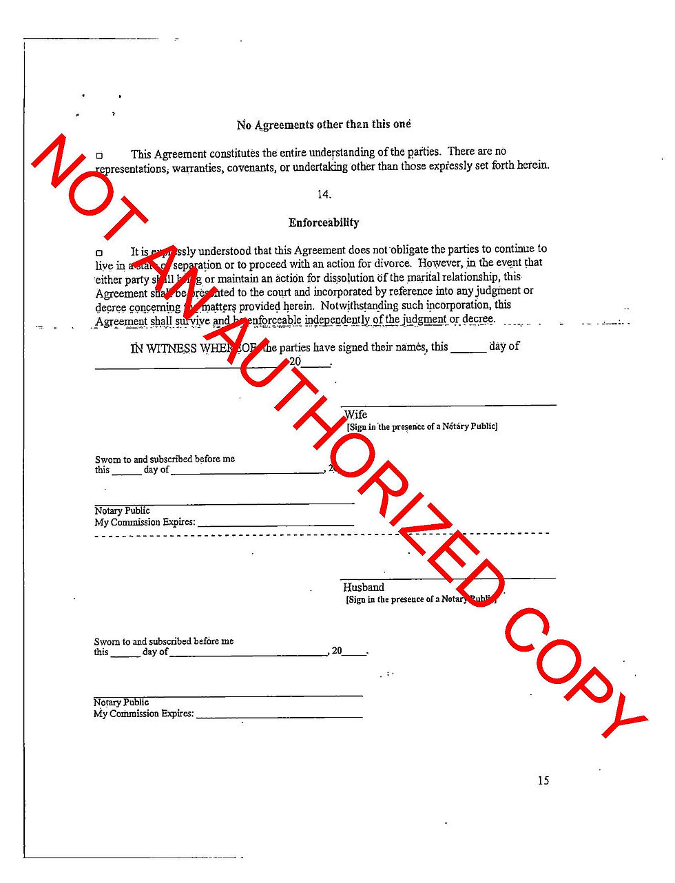 Thumbnail: UNCONTESTED DIVORCE WITH MINOR CHILDREN