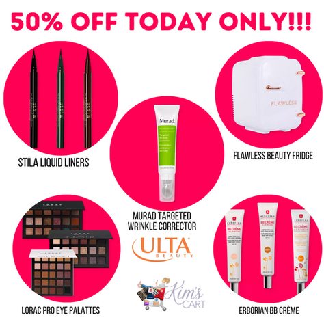 Be sure to check out today's 50% OFF Deals!!