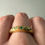 Thumbnail: Star-set Green Gemstone Ring