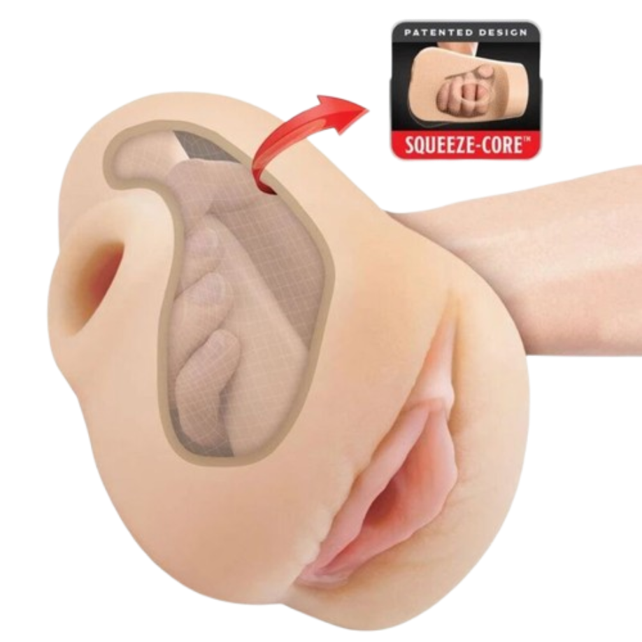Miniatura: PDX Realistic Vagina Squeeze Stroker 18 cm