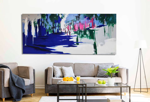 אבסטרקט על קנבס