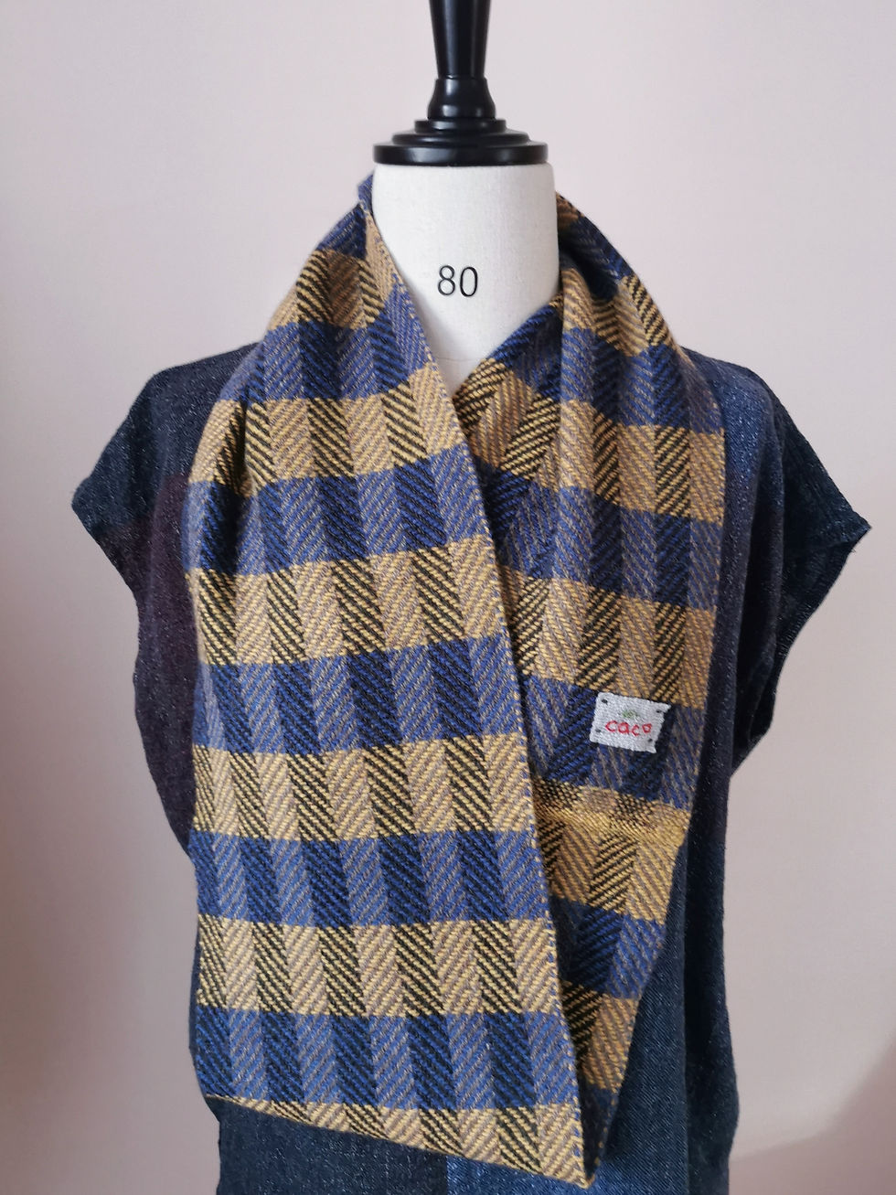 縮圖：手織牦牛絨美麗諾羊毛長脖圍