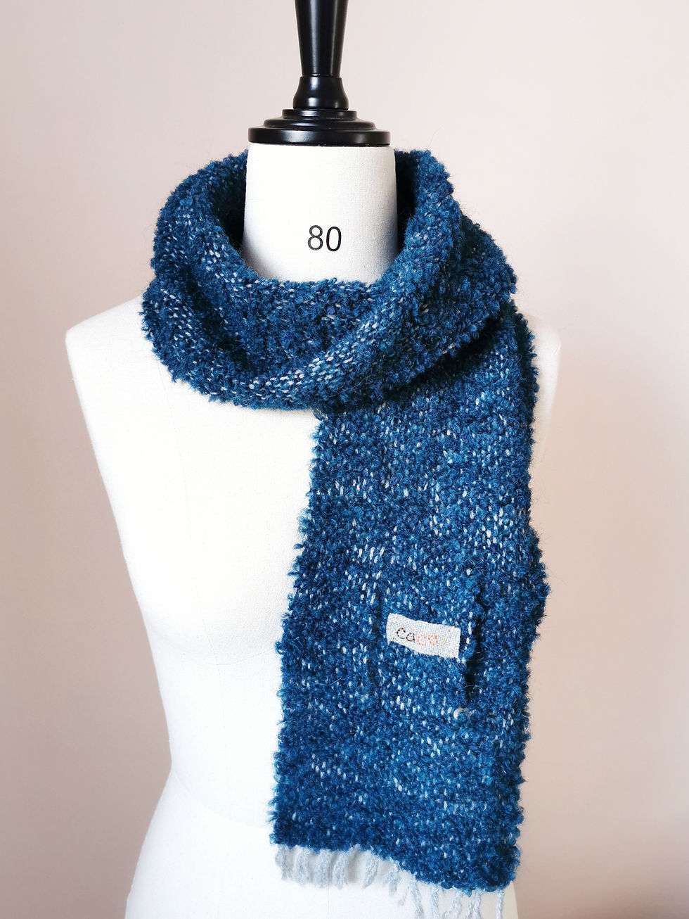 縮圖：圈圈羊駝美麗諾小圍巾