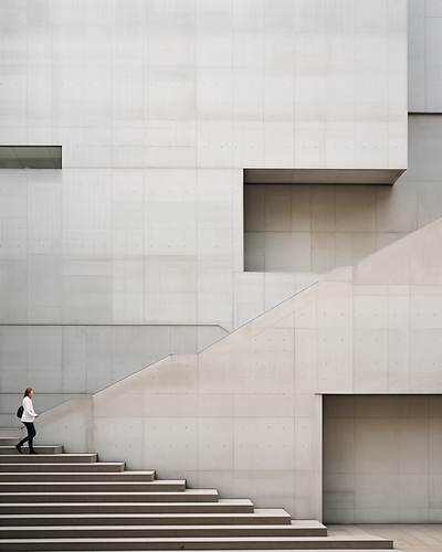 a_pair_of_people_on_the_steps_of_a_building_in_the_style_of_pristine_geometry_dusseldorf_s
