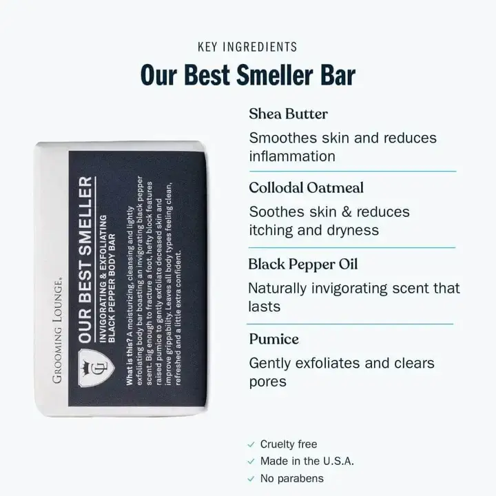 Thumbnail: Grooming Lounge Our Best Smeller Exfoliating Body Bar