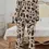 Thumbnail: Tailored Cheetah Top and Pants Pajama Set