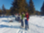 orientieren beim Schneeschuhwandern