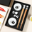 Thumbnail: Luxury Chopsticks Gift Set with Ceramic Panda Rest and Ceramic Dishes