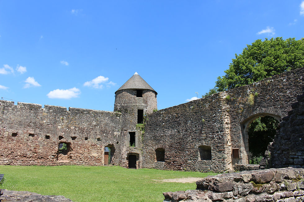 Pettingen Castle outer walls