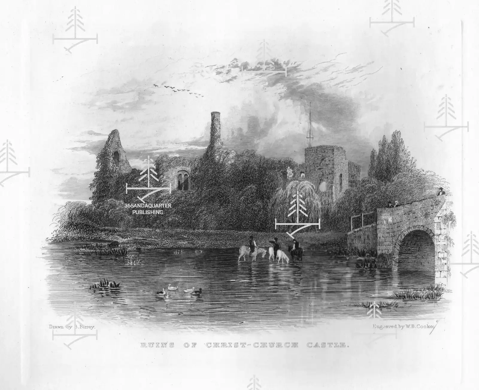 Ruins of Christ-Church Castle;Dorset