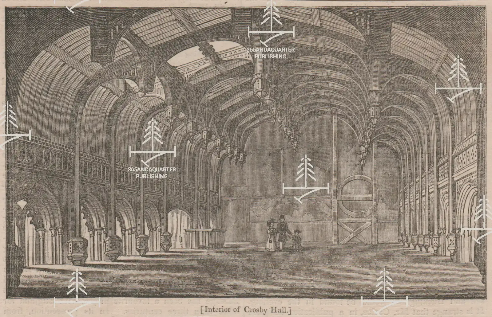 Interior of Crosby Hall, London