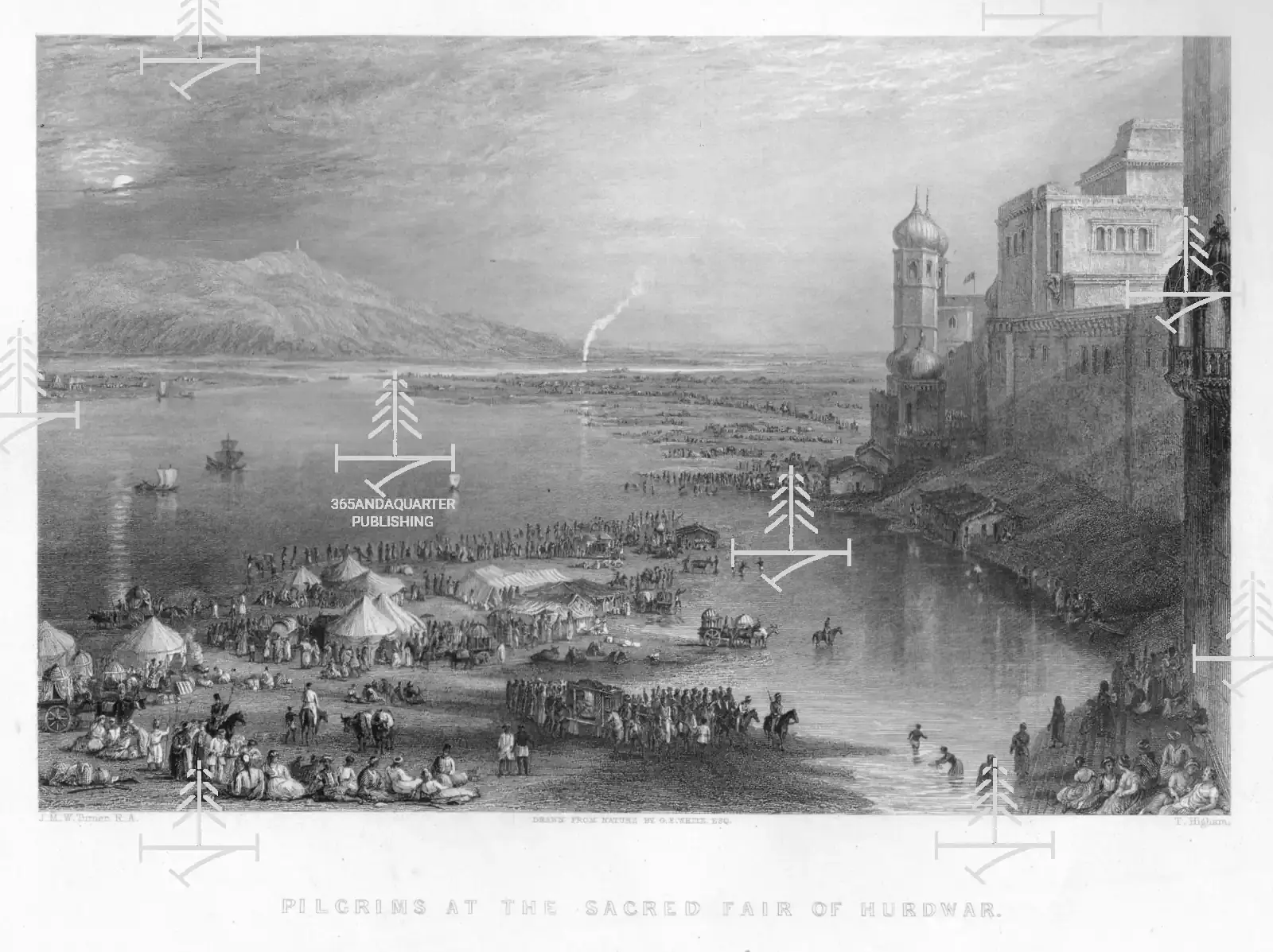 Pilgrims at the Scared Fair of Hurdwar