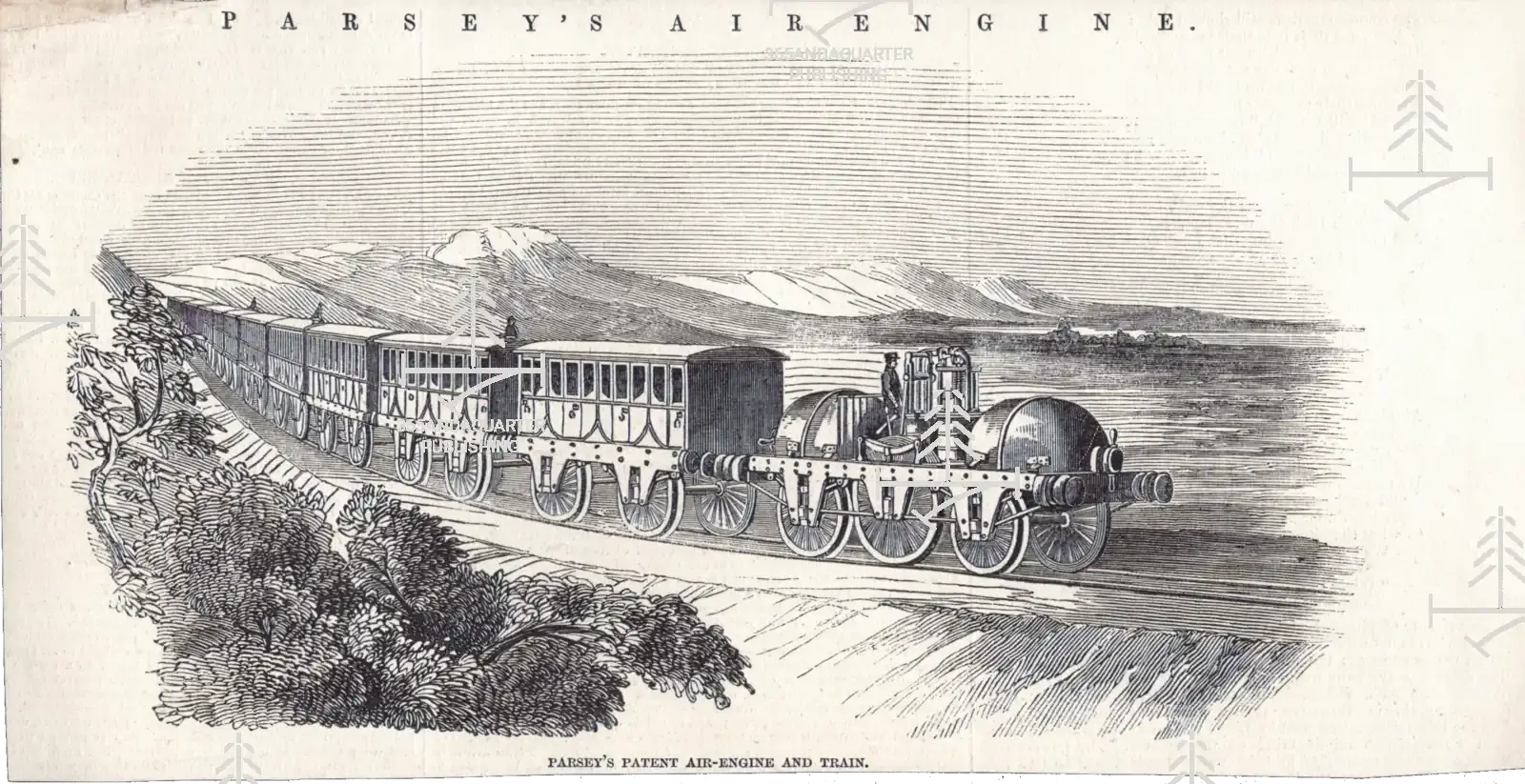 Parsey's Patent Air-Engine and Train