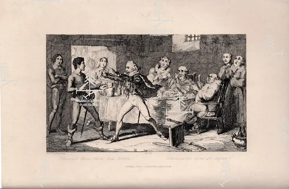 'Knowest thou then this token?' (Walter Scott)_Geo Cruikshank c1844