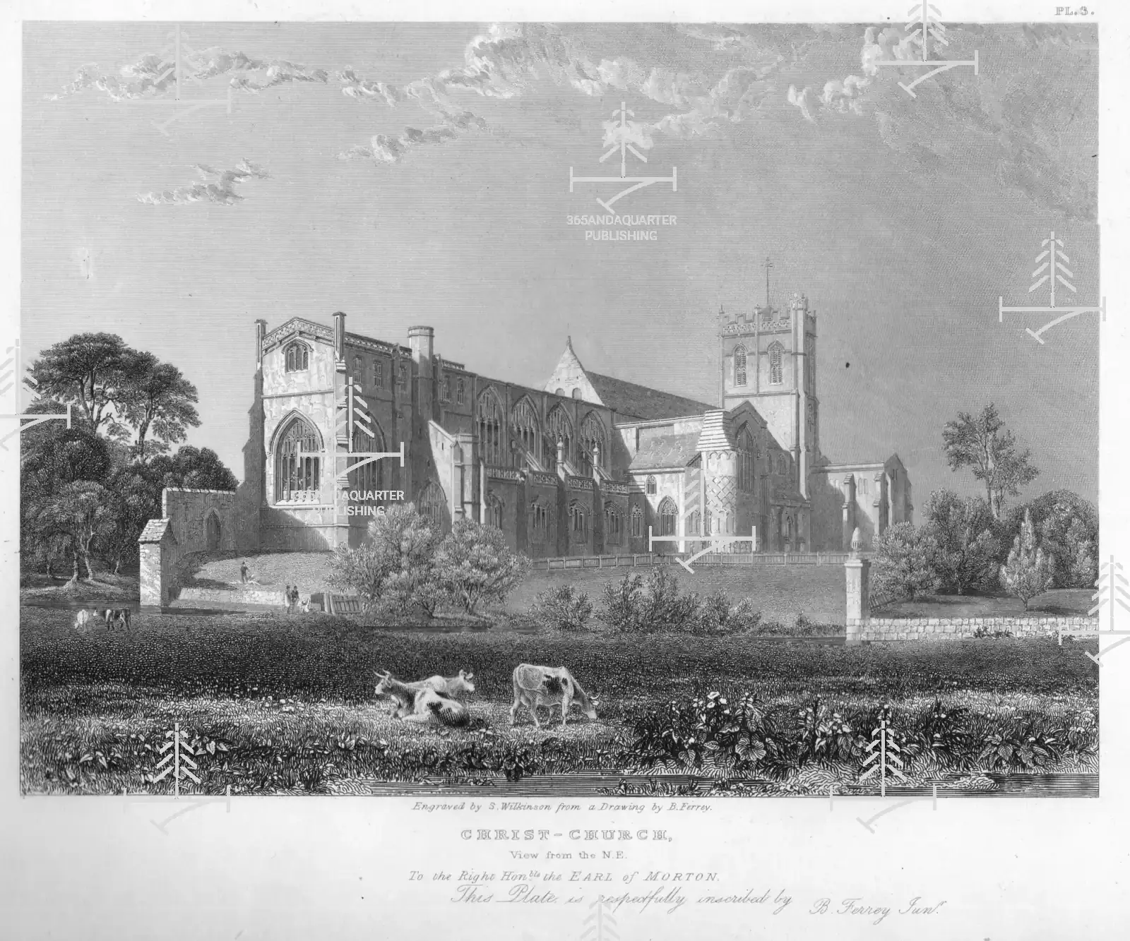 Christ-Church View from the NE;Dorset
