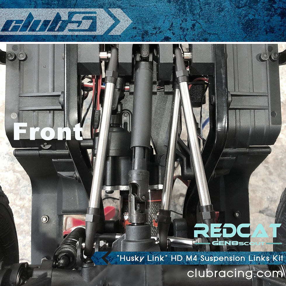 Thumbnail: Husky Link HD M4 Suspension Links Kit for Redcat GEN8 C-GEN8-008