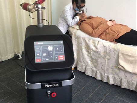 Laser cosmetic postoperative Note ---Remove red laser