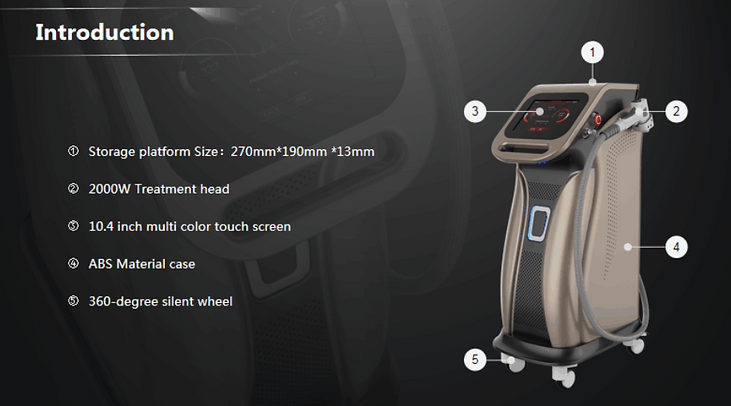 808 diode laser hair removal device 