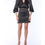 Thumbnail: Nina Covaci Black Satin Polka Dot Mini Dress(Belt NOT included)