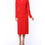 Thumbnail: Nina Covaci Red Long  Doubled-Breasted Blazer Dress with Structured Shoulders