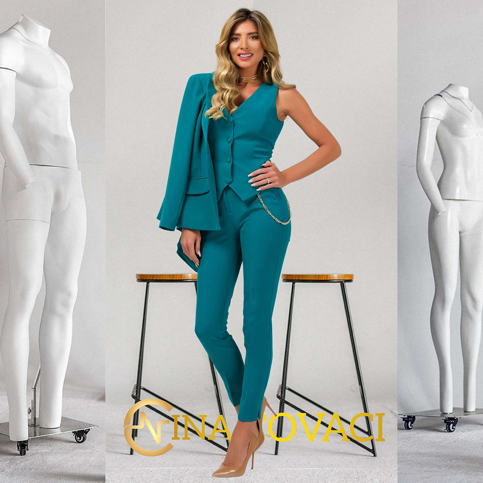 Thumbnail: Green Turquoise Vest  p5844pre