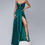 Thumbnail: Maxi Green Dress, animal print SS24-RL21