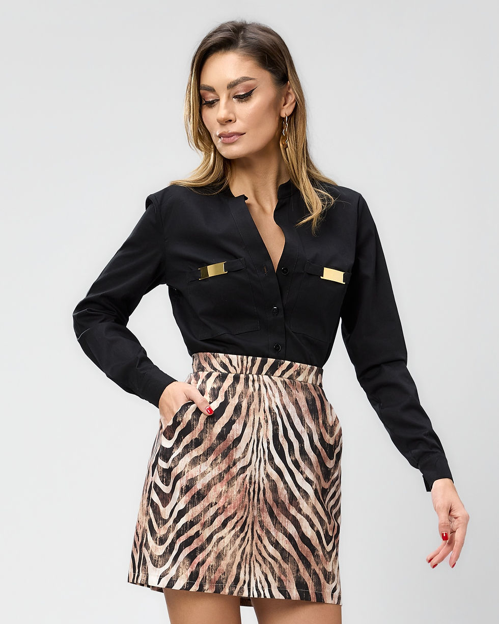Thumbnail: Mini Skirt Animal Print