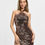 Thumbnail: Copper Sequin Maxi Dress, with Slit on the Leg